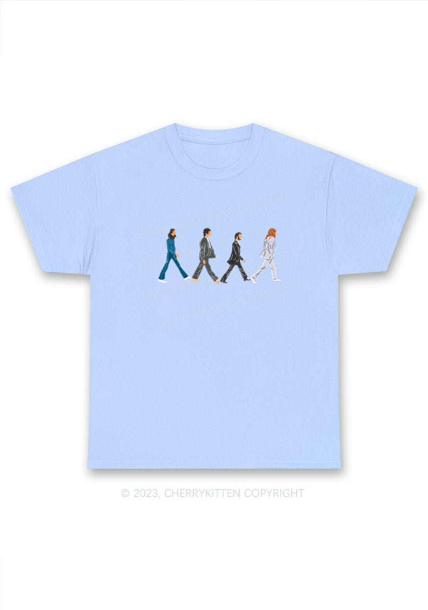 Walking Men Y2K Chunky Shirt Cherrykitten