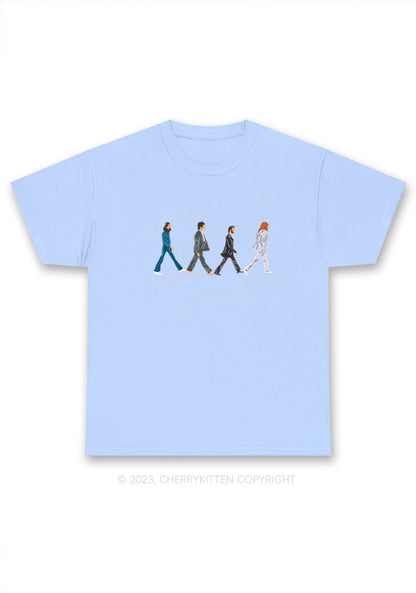 Walking Men Y2K Chunky Shirt Cherrykitten