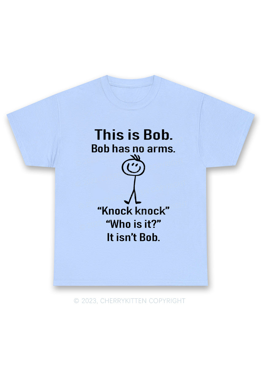This Is Bob Bob Has No Arms Y2K Chunky Shirt Cherrykitten