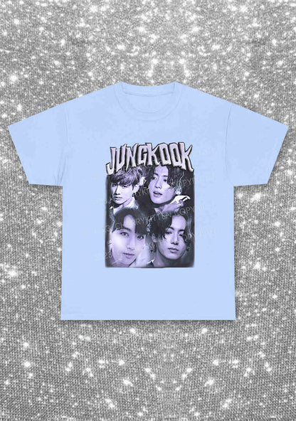 Jungkook Kpop Y2K Chunky Shirt Cherrykitten