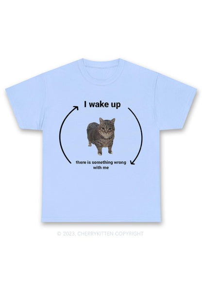 There Is Something Wrong With Me Y2K Chunky Shirt Cherrykitten