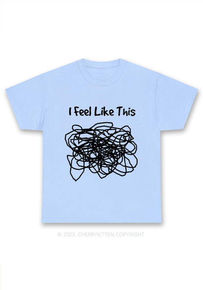I Feel Like This Y2K Chunky Shirt Cherrykitten