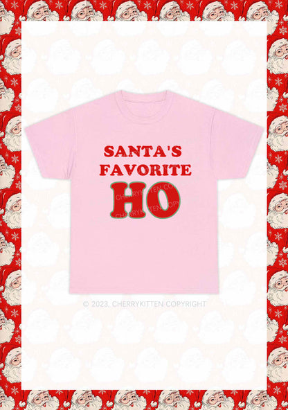 Santa's Favorite Christmas Y2K Chunky Shirt Cherrykitten