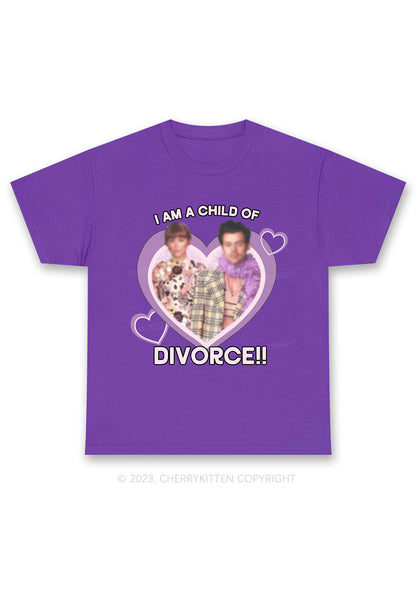 Personalized Child Of Divorce Photo Chunky Shirt Cherrykitten