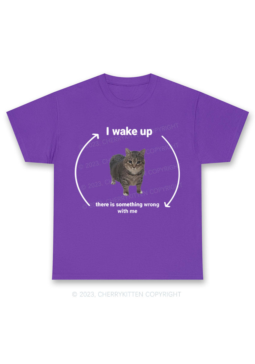 There Is Something Wrong With Me Y2K Chunky Shirt Cherrykitten