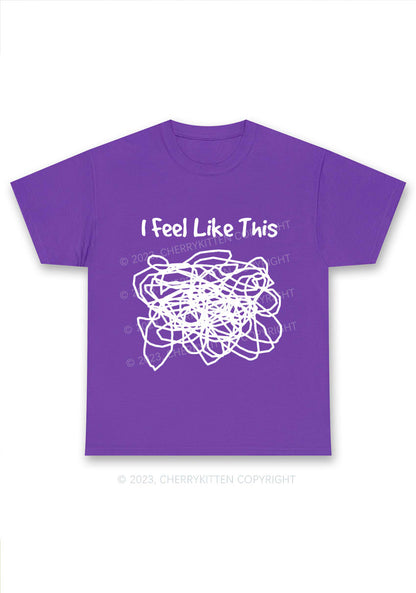 I Feel Like This Y2K Chunky Shirt Cherrykitten