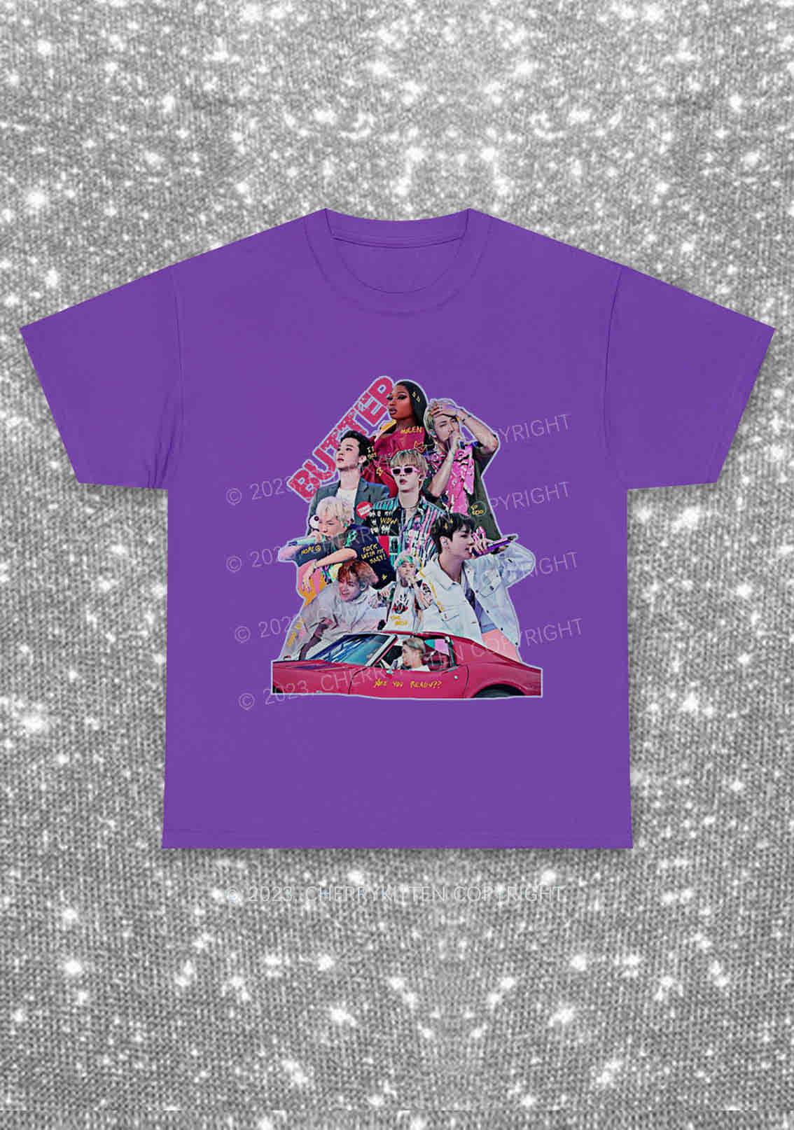 Butter Bangtan Are You Ready Y2K Chunky Shirt Cherrykitten