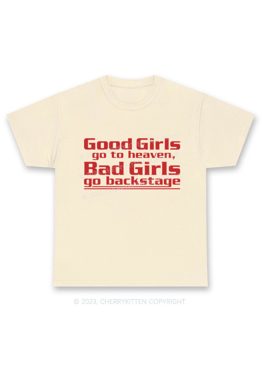 Bad Girls Go Backstage Y2K Chunky Shirt Cherrykitten