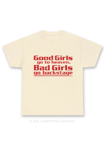 Bad Girls Go Backstage Y2K Chunky Shirt Cherrykitten