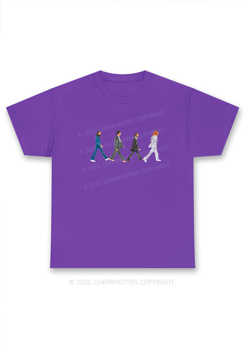 Walking Men Y2K Chunky Shirt Cherrykitten