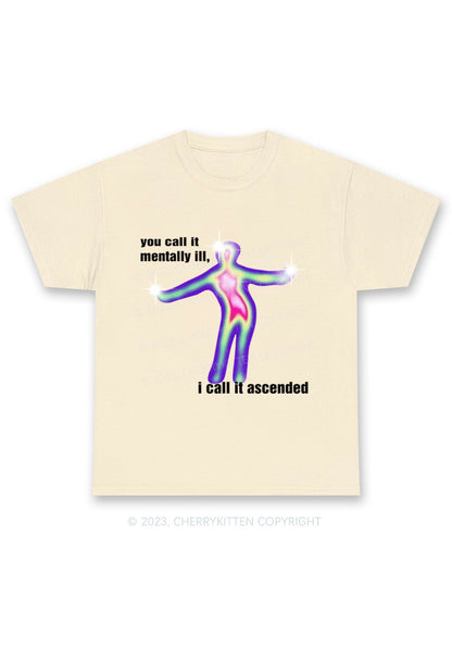 You Call It Mentally Ill Y2K Chunky Shirt Cherrykitten