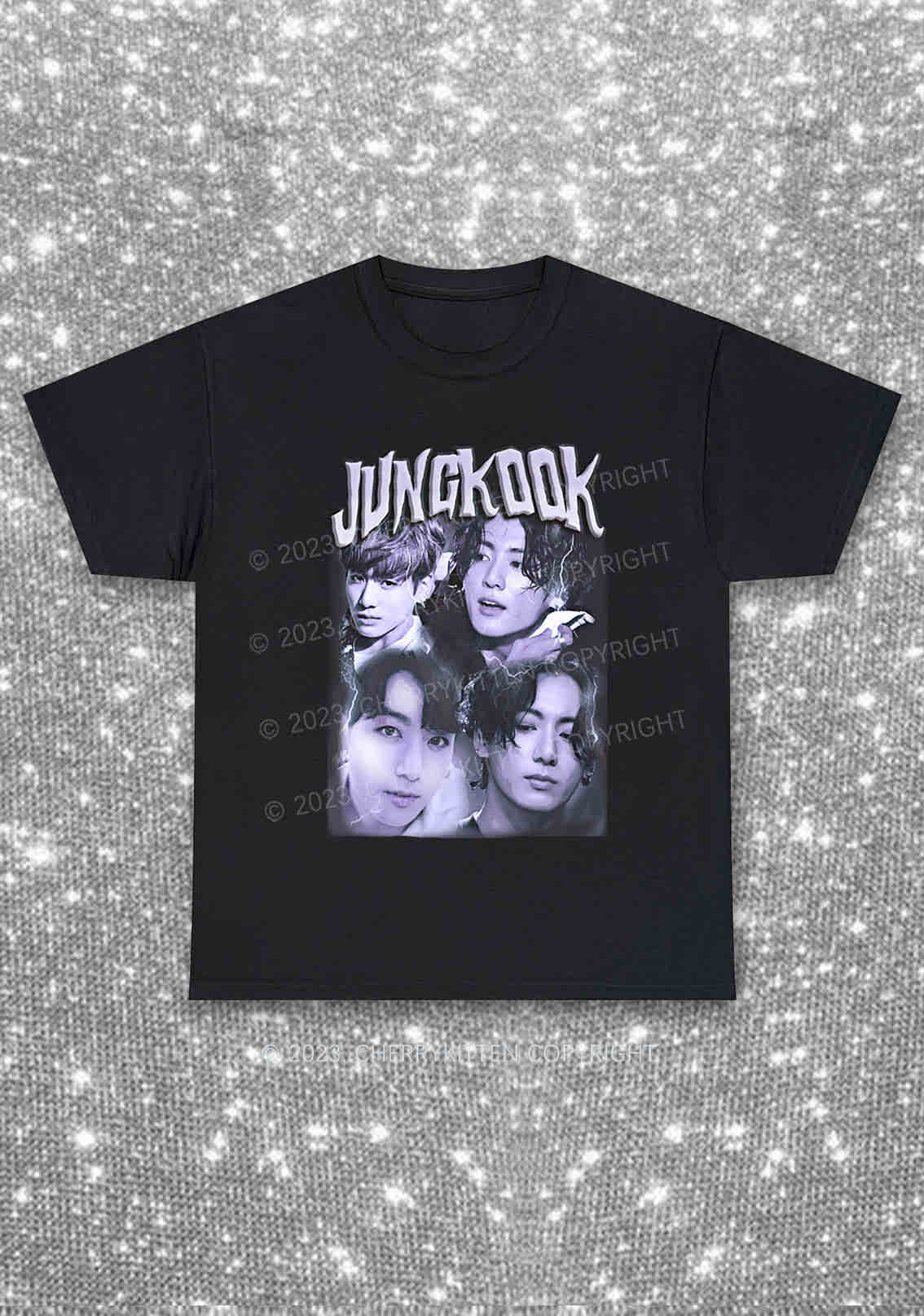 Jungkook Kpop Y2K Chunky Shirt Cherrykitten