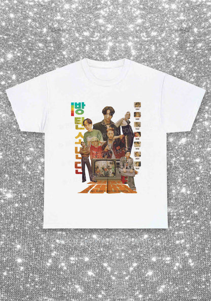 Bangtan Reply 1988 Kpop Y2K Chunky Shirt Cherrykitten