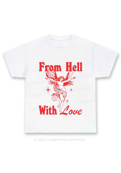 From Hall With Love Y2K Chunky Shirt Cherrykitten