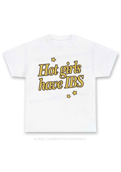 Hot Girls Have IBS Y2K Chunky Shirt Cherrykitten
