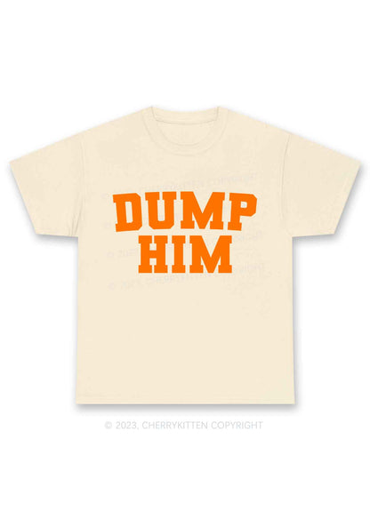 Dump Him Y2K Chunky Shirt Cherrykitten