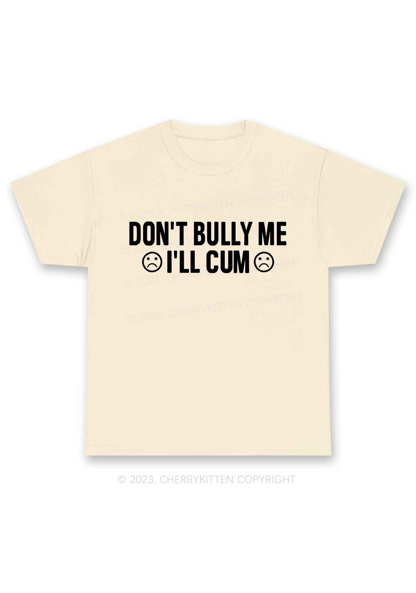 Don't Bully Me Y2K Chunky Shirt Cherrykitten