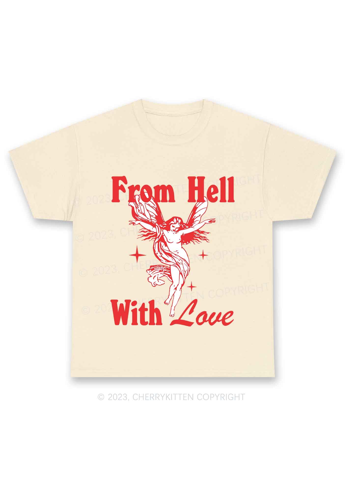 From Hall With Love Y2K Chunky Shirt Cherrykitten