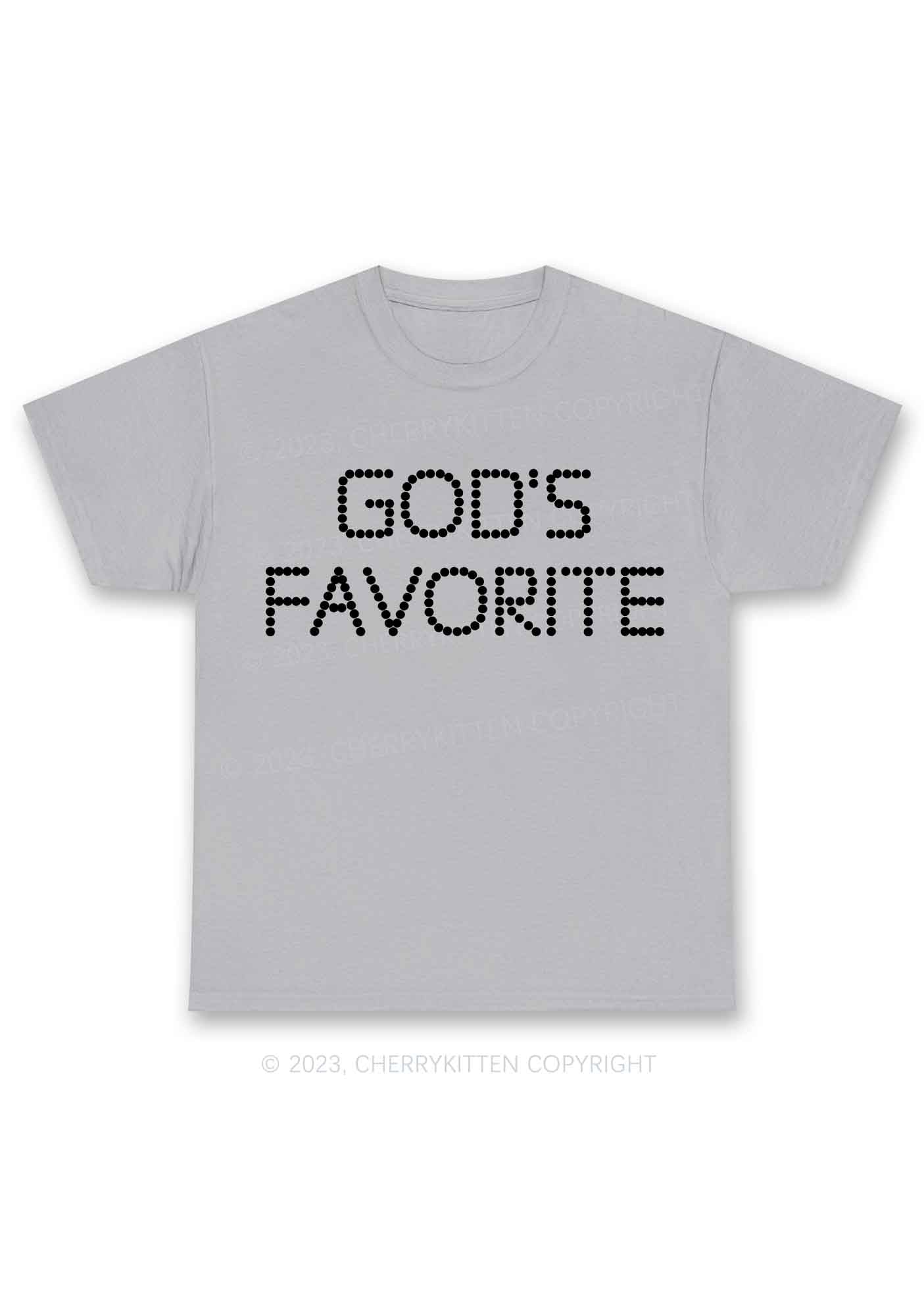 God's Favorite Y2K Chunky Shirt Cherrykitten