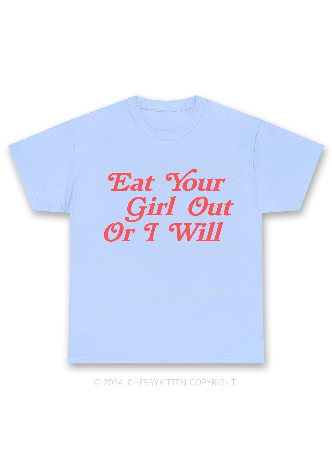 Eat Your Girl Out Y2K Chunky Shirt Cherrykitten