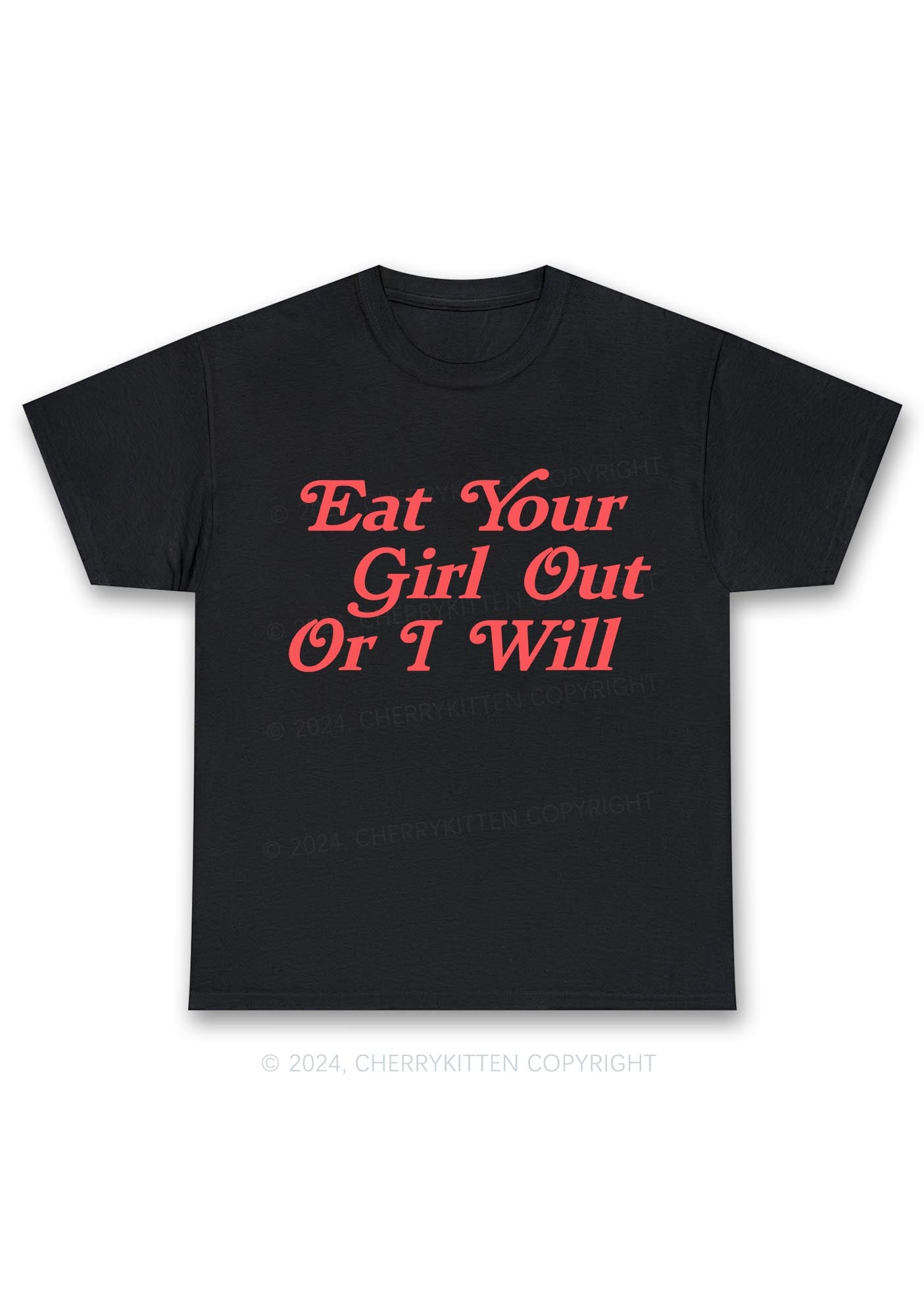 Eat Your Girl Out Y2K Chunky Shirt Cherrykitten