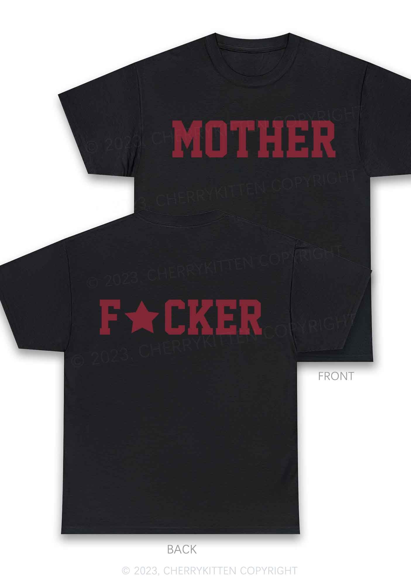 Motherfxcker Two Sides Y2K Chunky Shirt Cherrykitten