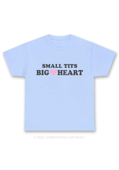Small But Big Heart Y2K Chunky Shirt Cherrykitten