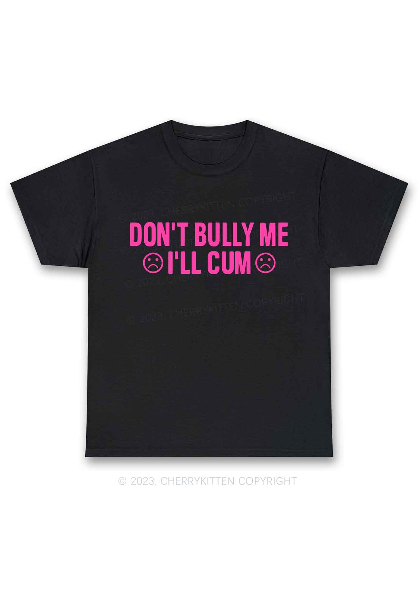 Don't Bully Me Y2K Chunky Shirt Cherrykitten