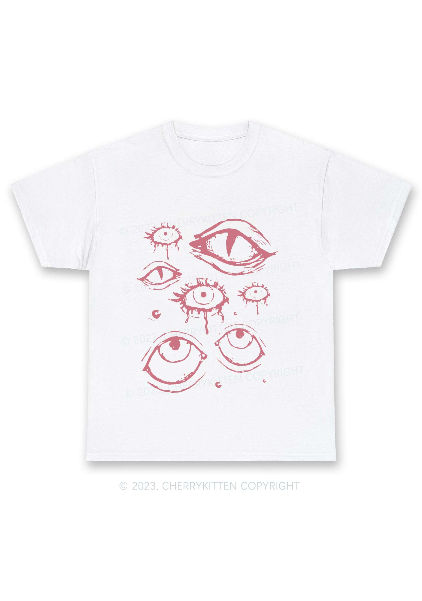 The Eyes Chunky Shirt Cherrykitten