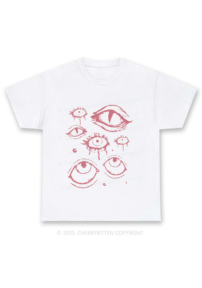 The Eyes Chunky Shirt Cherrykitten