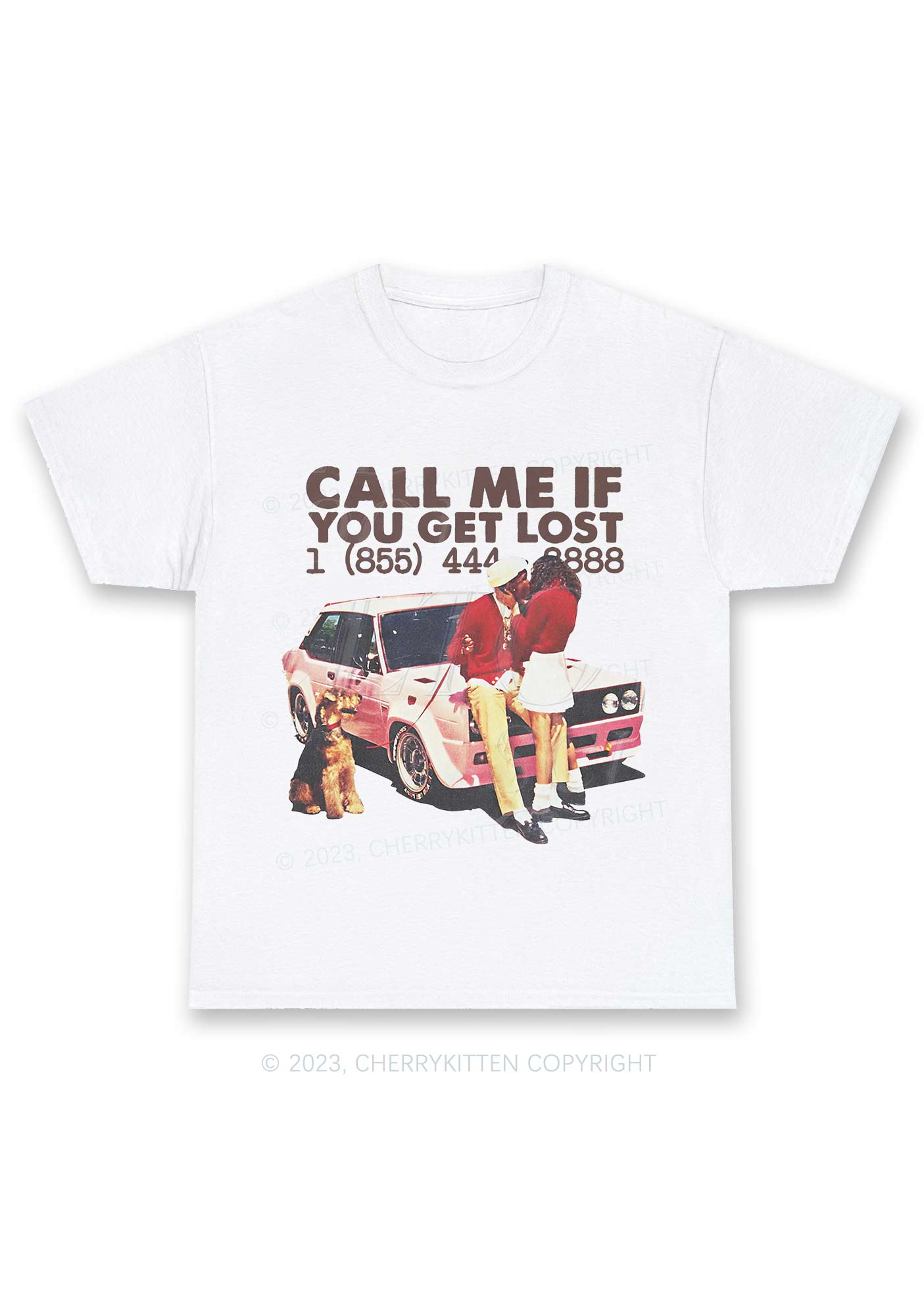 You Get Lost Chunky Shirt Cherrykitten