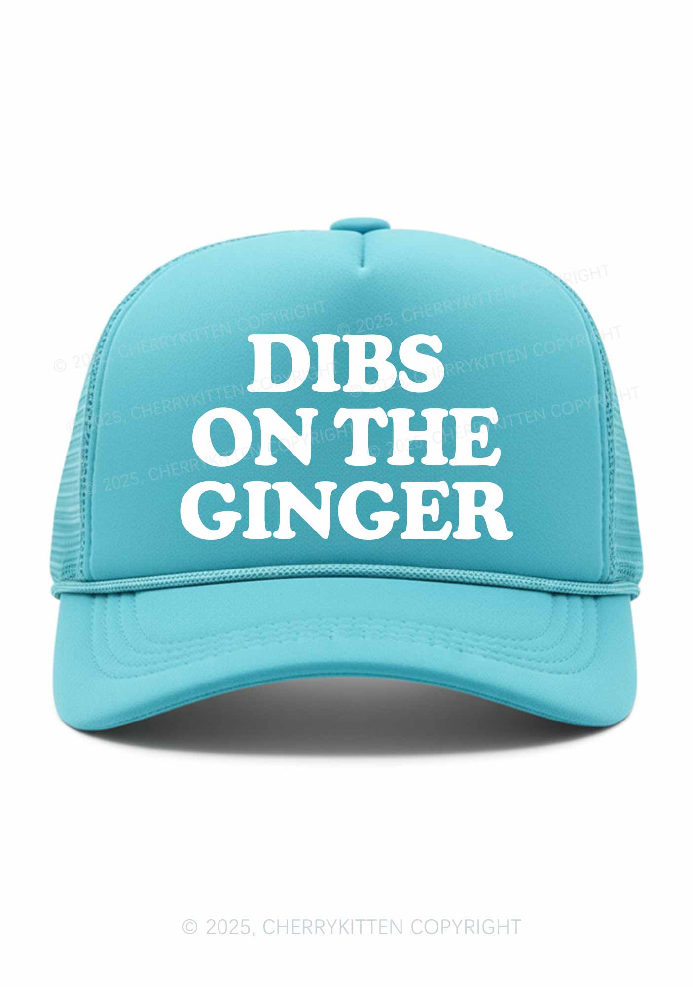 Dibs On The Ginger St Patricks Y2K Trucker Hat Cherrykitten