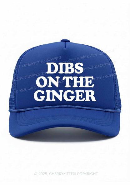 Dibs On The Ginger St Patricks Y2K Trucker Hat Cherrykitten