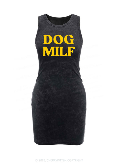 Dog Mxxf Y2K Washed Tank Dress Cherrykitten