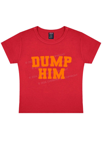 Dump Him Y2k Baby Tee