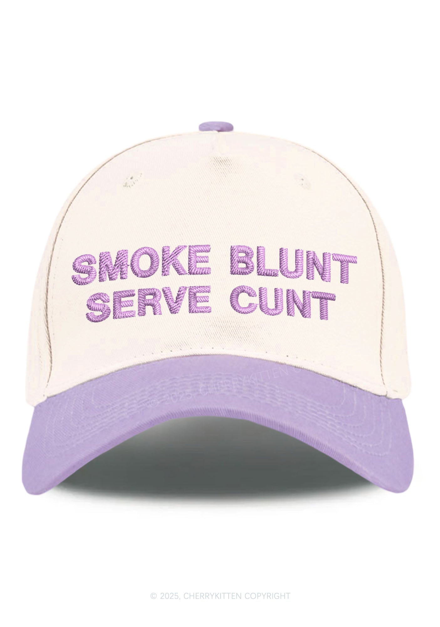 Smoke Blunt Y2K Color Block Baseball Cap Cherrykitten