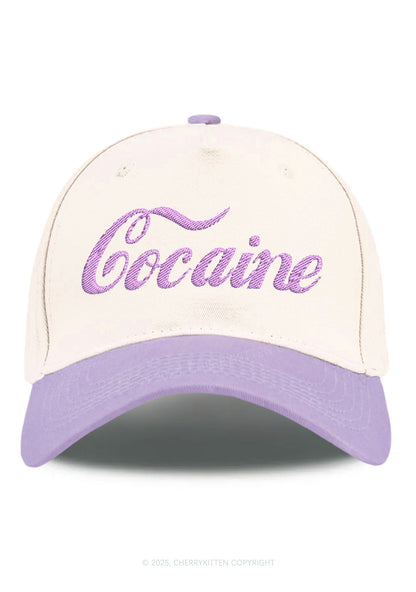 Special Cola Y2K Color Block Baseball Cap Cherrykitten