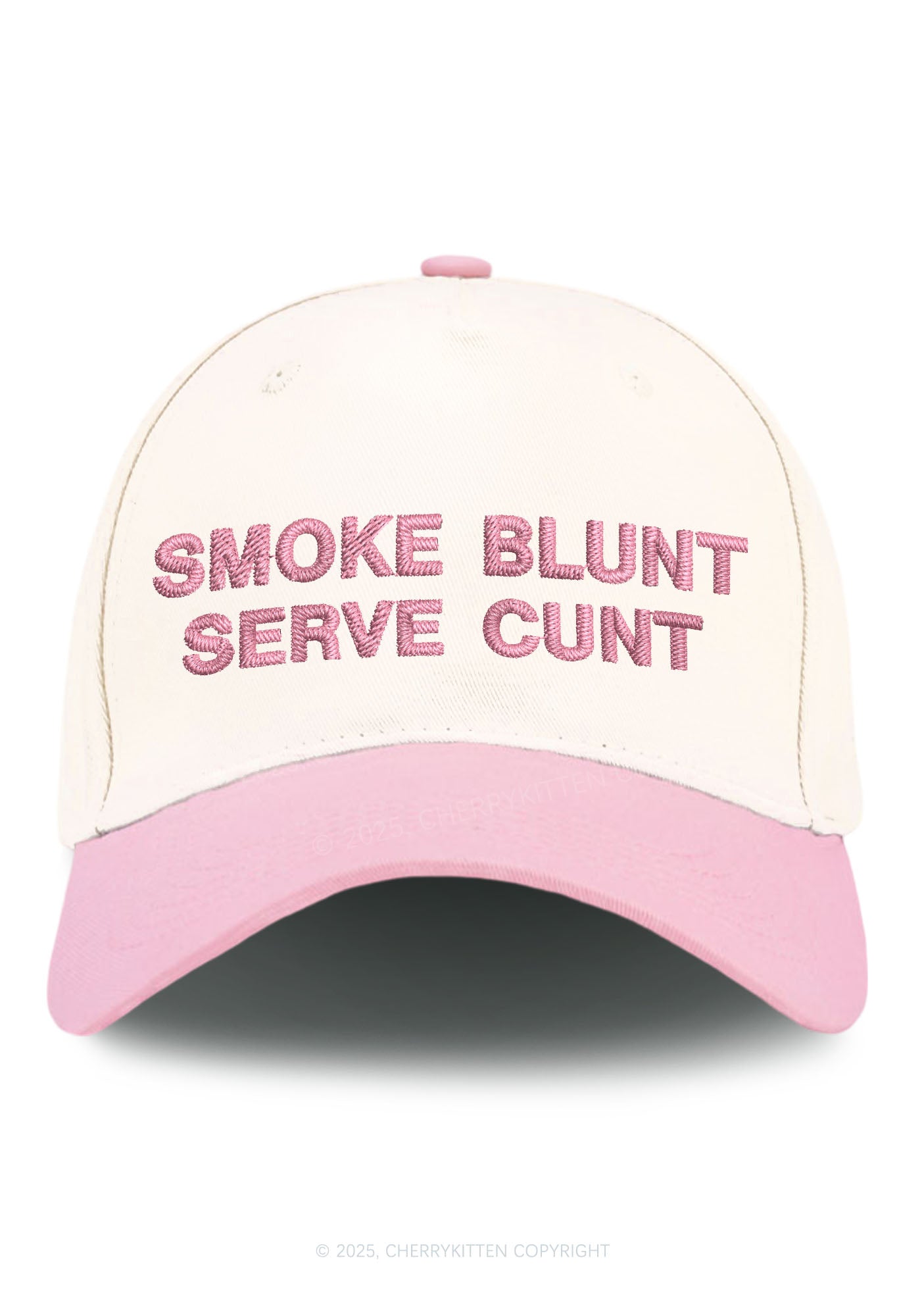 Smoke Blunt Y2K Color Block Baseball Cap Cherrykitten