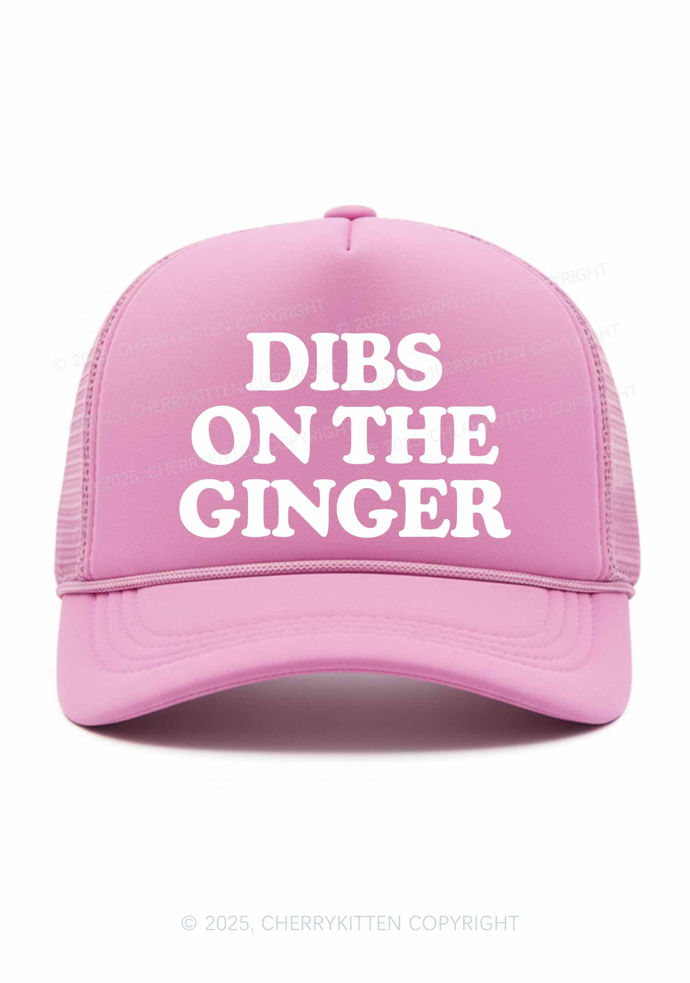 Dibs On The Ginger St Patricks Y2K Trucker Hat Cherrykitten