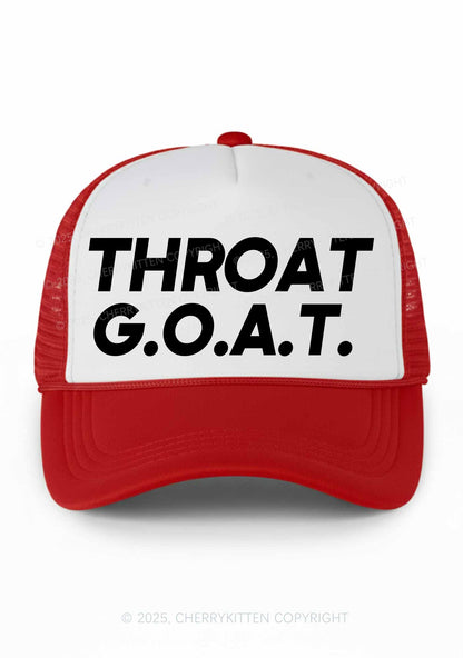 Throat Goat Y2K Colorblock Trucker Hat Cherrykitten