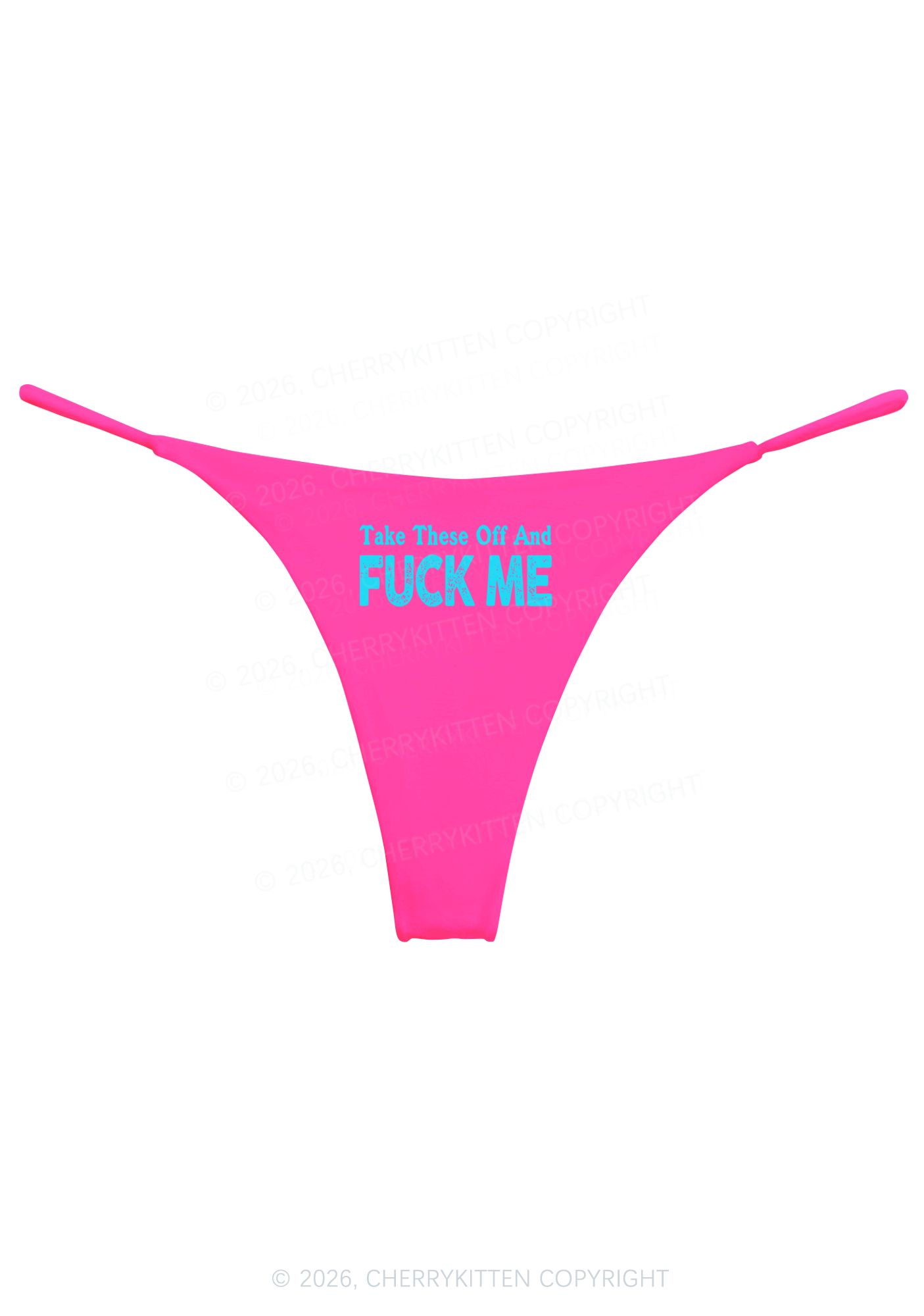 Take Off Fxxk Me Y2K Bikini String Thong Cherrykitten