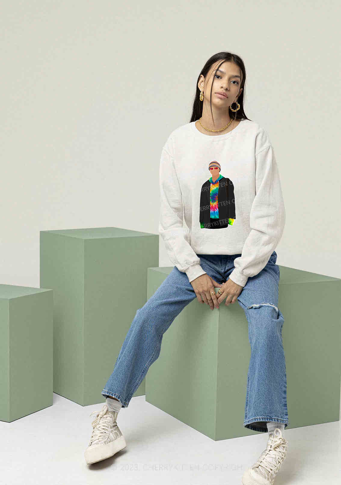 Choi Han Sol Y2K Sweatshirt Cherrykitten