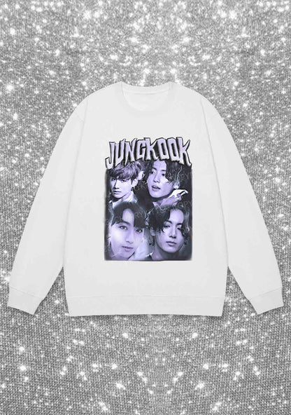 Jungkook Kpop Y2K Sweatshirt Cherrykitten