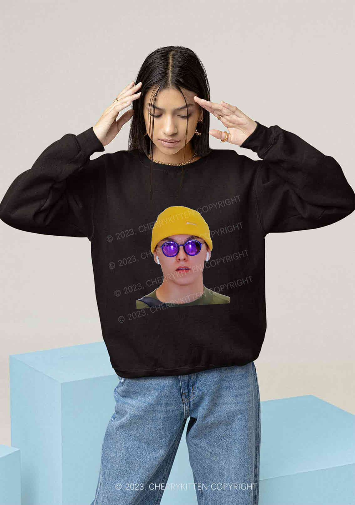 Svt Kpop Singer Y2K Sweatshirt Cherrykitten