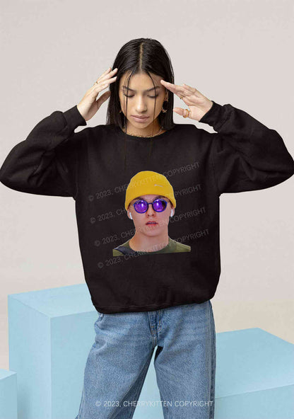 Svt Kpop Singer Y2K Sweatshirt Cherrykitten