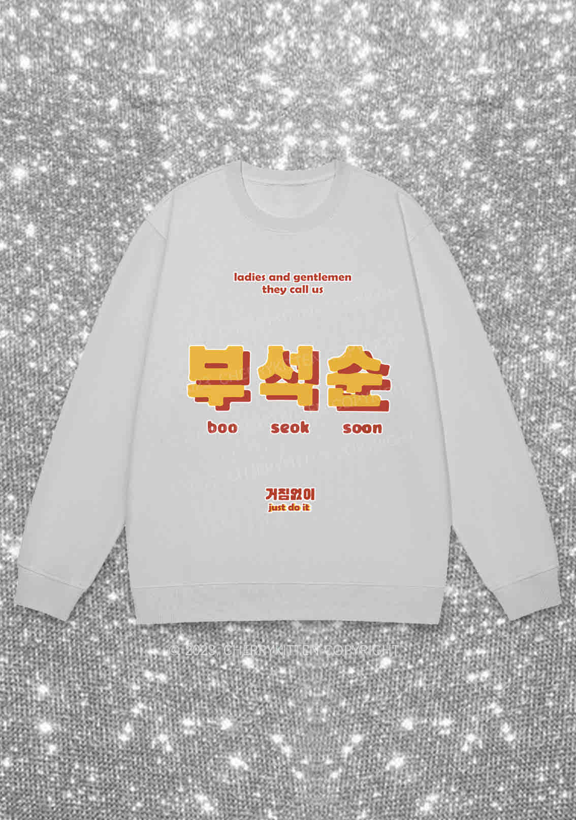 Boo Seok Soon Kpop Y2K Sweatshirt Cherrykitten