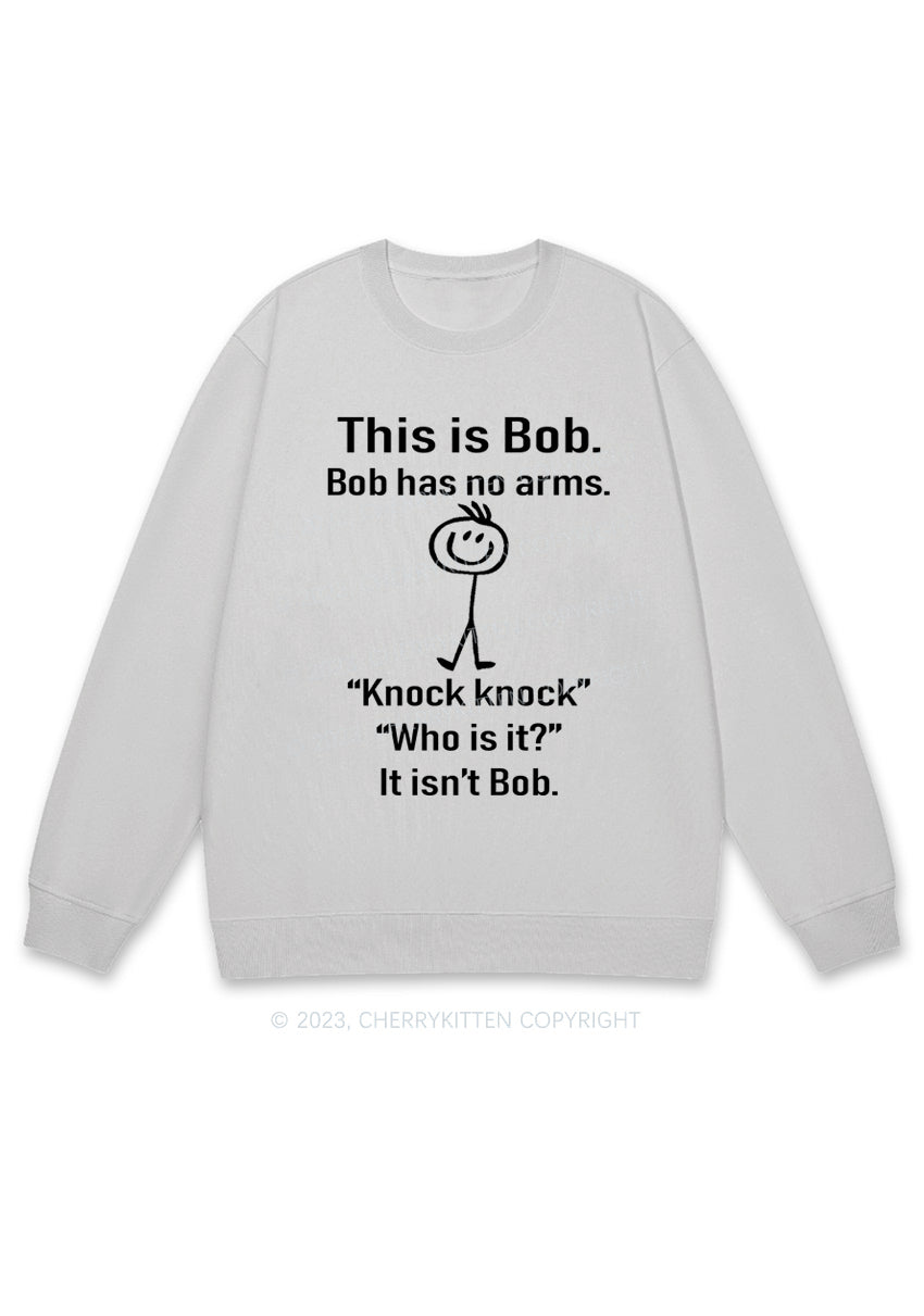 This Is Bob Bob Has No Arms Y2K Sweatshirt Cherrykitten