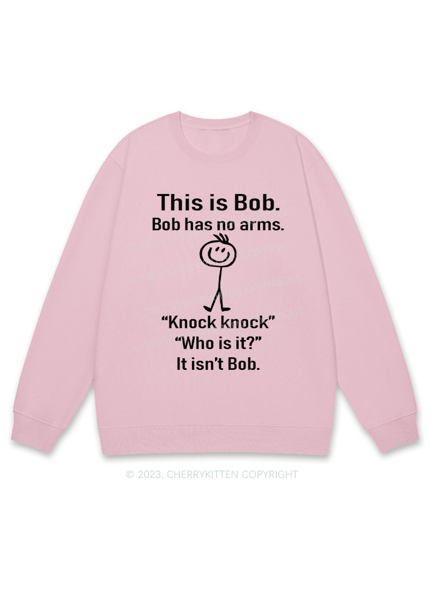 This Is Bob Bob Has No Arms Y2K Sweatshirt Cherrykitten