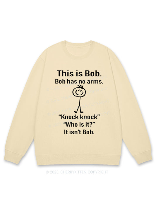 This Is Bob Bob Has No Arms Y2K Sweatshirt Cherrykitten