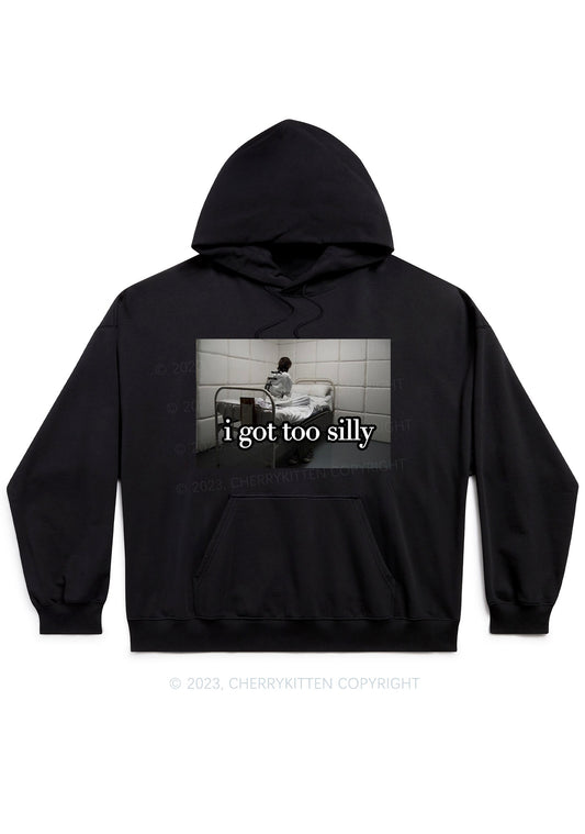 I Got Too Silly Y2K Hoodie Cherrykitten